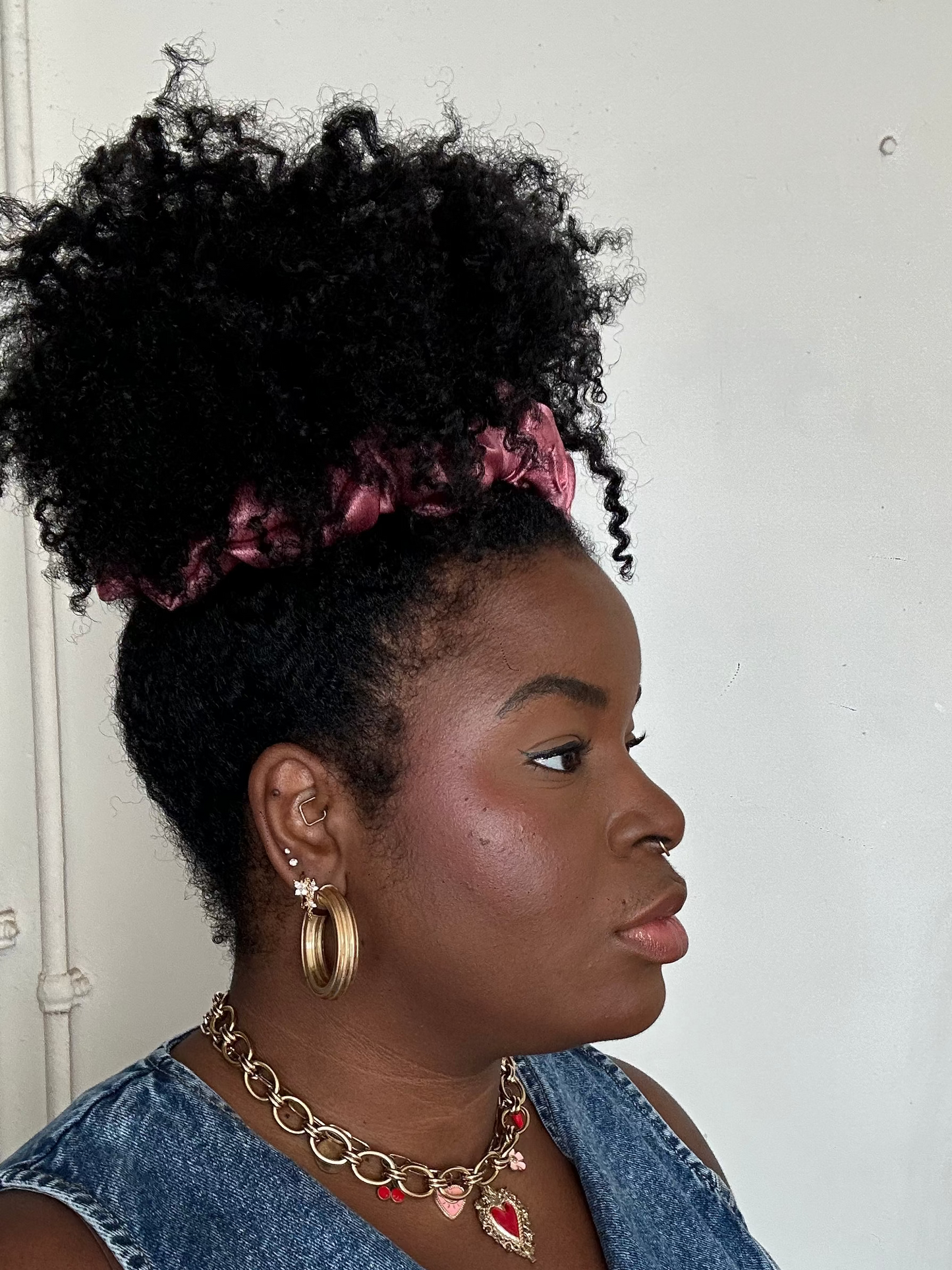 🎀 Chouchou satin Pinky