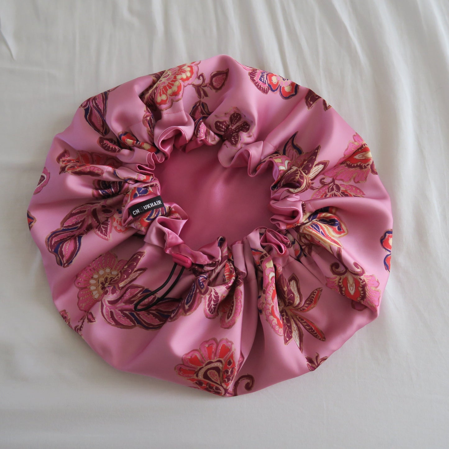 💤 Le bonnet en satin R'protect - Pink Lady