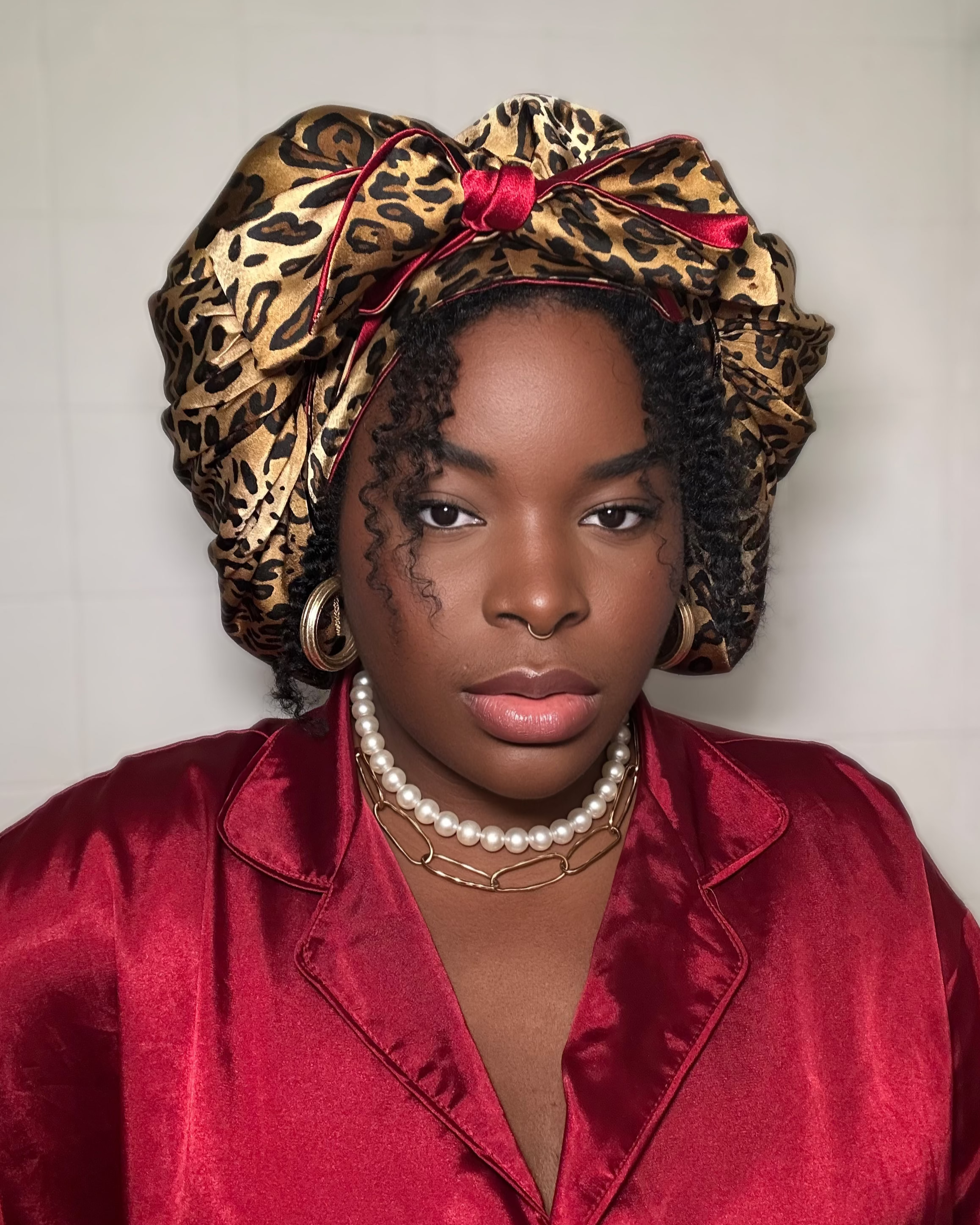 Bonnet en satin Diva